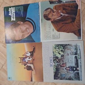 Vinyl Record Albums,.Neil Diamond, Glen Campbell, Andy Williams,